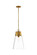 Wentworth One Light Pendant in Rubbed Brass (224|2300P12-RB)