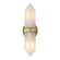Valencia Two Light Vanity in Vintage Brass/Alabaster (452|WV334215VBAR)