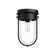 Cyrus One Light Flush Mount in Clear Glass/Matte Black (452|FM539008MBCL)