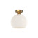 Castilla One Light Flush Mount in Aged Gold/Opal Matte Glass (452|FM506210AGOP)