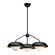 Rubio Three Light Chandelier in Matte Black/Opal Matte Glass (452|CH522328MBOP)