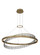 Saturno LED Pendant in Brushed Brass (238|036357-039-FR001)