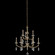 Floridia Nine Light Chandelier in Matte Brushed Champagne Gold (238|012172-045-FR001)