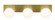 Metropolitan LED Vanity in Satin Brass (162|METV3008L30D1SB)