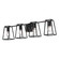 Lynn Four Light Vanity in Black and Polished Chrome (162|LYNV3007MBBKPC)