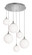 Loretto Six Light Pendant in Satin Nickel (162|LRTP99MBSNRND6)