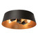 Lyric Two Light Flush Mount in Black and Gold (162|LRCF14MBBKGD)