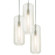 Hermosa Three Light Pendant in Satin Nickel (162|HRP06MBSNCSRND3)