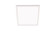 Edge Square LED Flush Mount in White (162|EGSF0611L30D1WH)