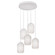 Callie Five Light Pendant in White (162|CALP05WHRND5)