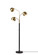 Emerson Three Light Tree Lamp in Black & Antique Brass (262|5139-21)
