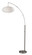 Corinne One Light Arc Lamp in Brushed Steel (262|5024-22)