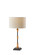 Fremont Table Lamp in Black W. Natural Wood Finished Resin Accents (262|3503-12)