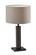 Kona Table Lamp in Mdf W. Black Washed Wood Pvc Veneer & Black Metal Accents (262|3497-01)