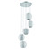 Phoenix Five Light Pendant in Metallic Silver (106|TP6300-5)