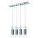 Scope Four Light Pendant in Brushed Nickel (106|TP4389)