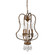 Gianna Four Light Chandelier in Russet (106|IN11036R)