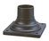 Pier Mount Adapters Pier Mount Adapter in Matte Black (106|5999BK)