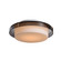 Bellagio LED Flush Mount in Smoked (18|50198LEDD-OPL/SMK)