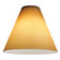 Inari Silk Pendant Glass Shade in Amber (18|23104-AMB)