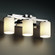 Fusion Three Light Bath Bar in Dark Bronze (102|FSN-8773-10-OPAL-DBRZ)