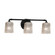Veneto Luce Three Light Bath Bar in Dark Bronze (102|GLA-8463-26-CLRT-DBRZ)