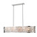 Opal Eight Light Linear Chandelier in Chrome (224|195-55CH)
