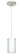 Stilo One Light Pendant in Satin Nickel (74|1XT-440407-SN)