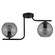 Marojales Two Light Ceiling Mount in Matte Black (217|98514A)