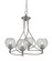 Capri Four Light Chandelier in Brushed Nickel (200|904-BN-4102)