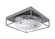 Flush Mounts Four Light Flush Mount in Brushed Nickel (200|858-BN-9)