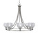Paramount Eight Light Chandelier in Brushed Nickel (200|3408-BN-5110)