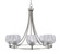 Paramount Eight Light Chandelier in Brushed Nickel (200|3408-BN-4812)