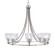 Paramount Eight Light Chandelier in Brushed Nickel (200|3408-BN-461)