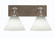 Oxbridge Two Light Bathroom Lighting in Graphite & Painted Distressed Wood-look (200|1772-GPDW-312)