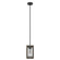 Chevron One Light Mini Pendant in Rustic Iron (47|19973)