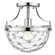 Quinn One Light Semi-Flush Mount in Polished Nickel (106|IN60099PN)