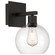 Port Nine Burgundy LED Wall Sconce in Matte Black (18|63145LEDDLP-MBL/CLR)