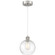 Port Nine Burgundy LED Pendant in Brushed Steel (18|63142LEDDLP-BS/SDG)