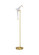 Chelsea House Misc LED Floor Lamp in White/Gold (460|70021)