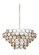 Chelsea House Misc Eight Light Chandelier in Gold (460|69613)