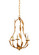 Pam Cain Three Light Chandelier in Gold (460|69168)