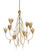 Wildwood Eight Light Chandelier in Gold (460|67245)