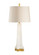 Frederick Cooper One Light Table Lamp in White/Gold (460|65643)