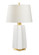 Larry Laslo One Light Table Lamp in White/Cream (460|65583)
