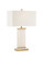 Frederick Cooper One Light Table Lamp in White/Cream (460|65497)