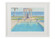 Bradshaw Orrell Poolside Watercolor Ii in White Frame - White Mat (460|386708)