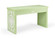 Shayla Copas Vanity Desk in Light Green/White/Clear (460|385020)