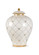 Shayla Copas Jar in White Glaze/Metallic Gold (460|384923)