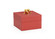 Pam Cain Box in Dark Red/Metallic Gold (460|384878)